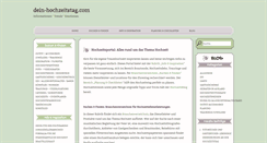 Desktop Screenshot of dein-hochzeitstag.com